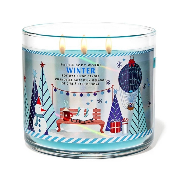 🛍BOGO 50% OFF❄️🕯Bath & Body Works "Winter" 3-wick Candle - Picture 7 of 10
